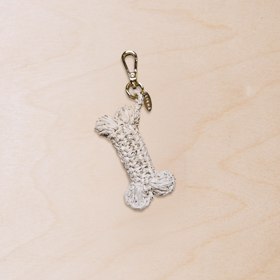 Bag charms - Dog Bone Bag Charm – Handwoven Crochet Pet Keychain | LIKHÂ - LIKHÂ