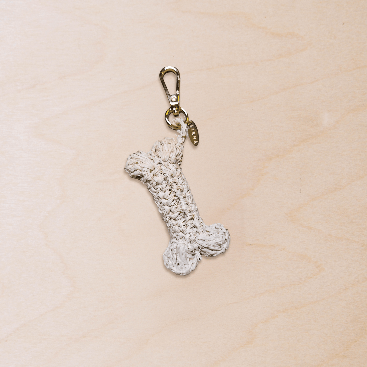 Bag charms - Dog Bone Bag Charm – Handwoven Crochet Pet Keychain | LIKHÂ - LIKHÂ