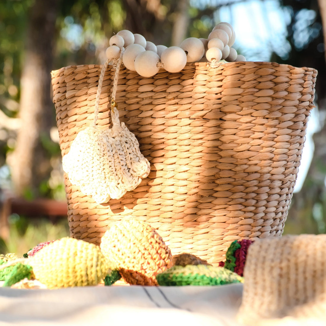 Bag charms - Shell Bag Accessory - Crochet Bag Charms | LIKHÂ - LIKHÂ