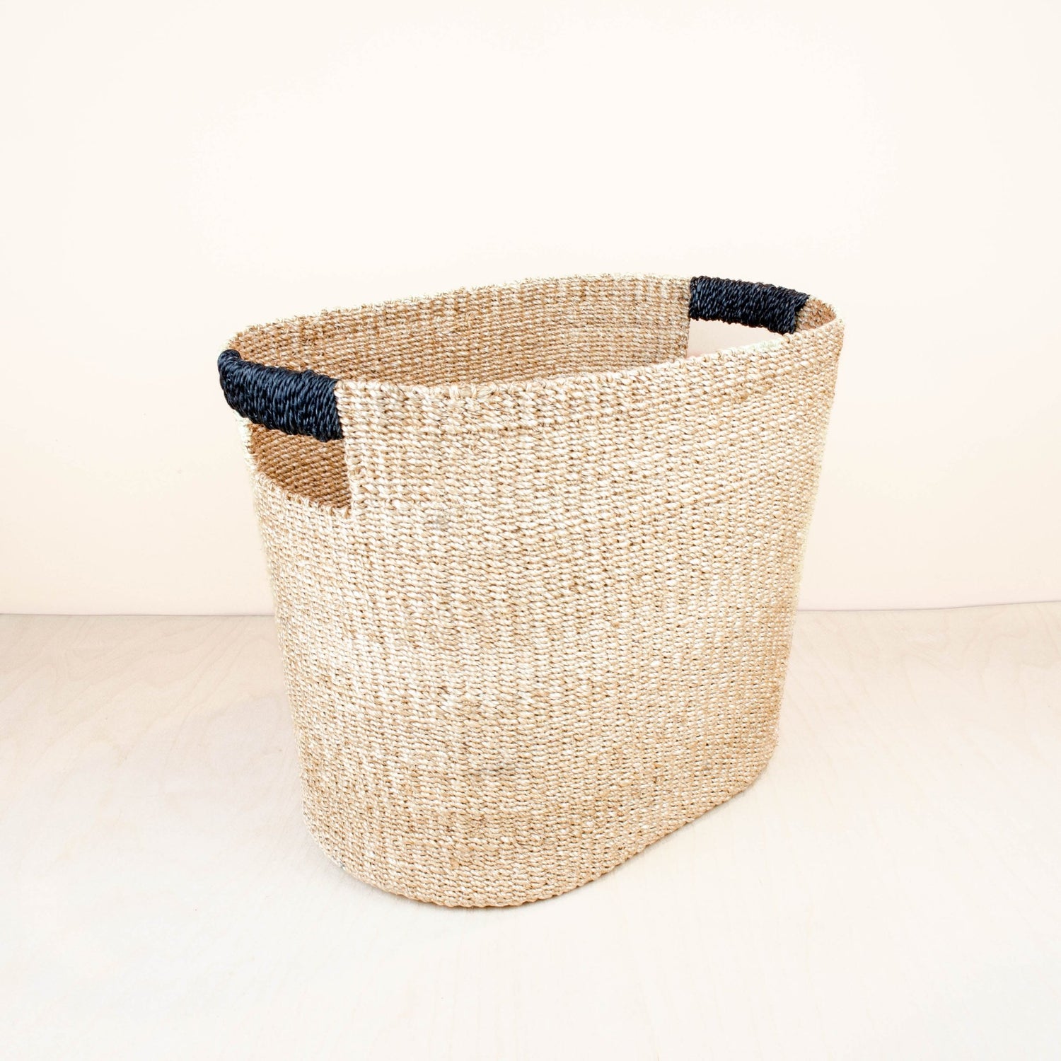 Baskets - Black Oval Storage Baskets, set of 2 - Modern Baskets | LIKHÂ - LIKHÂ
