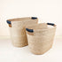 Baskets - Black Oval Storage Baskets, set of 2 - Modern Baskets | LIKHÂ - LIKHÂ