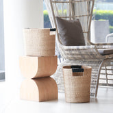 Baskets - Black Oval Storage Baskets, set of 2 - Modern Baskets | LIKHÂ - LIKHÂ