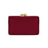 Clutches - Dark Cherry Red Rectangle Clutch | LIKHÂ - LIKHÂ
