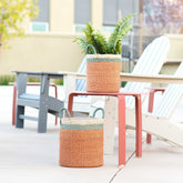 - Coral Baskets with Handle, set of 2 - Woven Baskets | LIKHÂ - LIKHÂ
