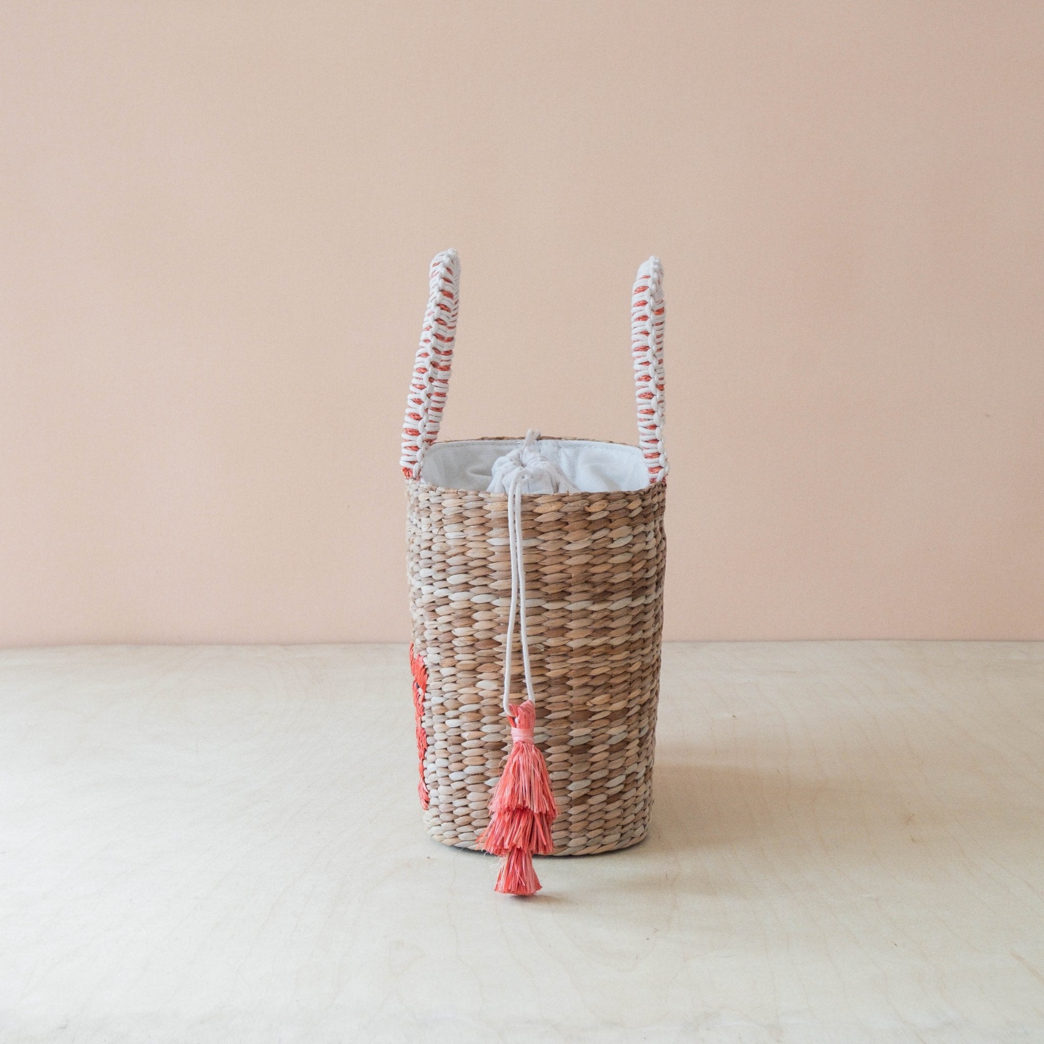 Handbags - Mini Woven Tote Bag with Embroidered Lobster – Handwoven Tote | LIKHÂ - LIKHÂ