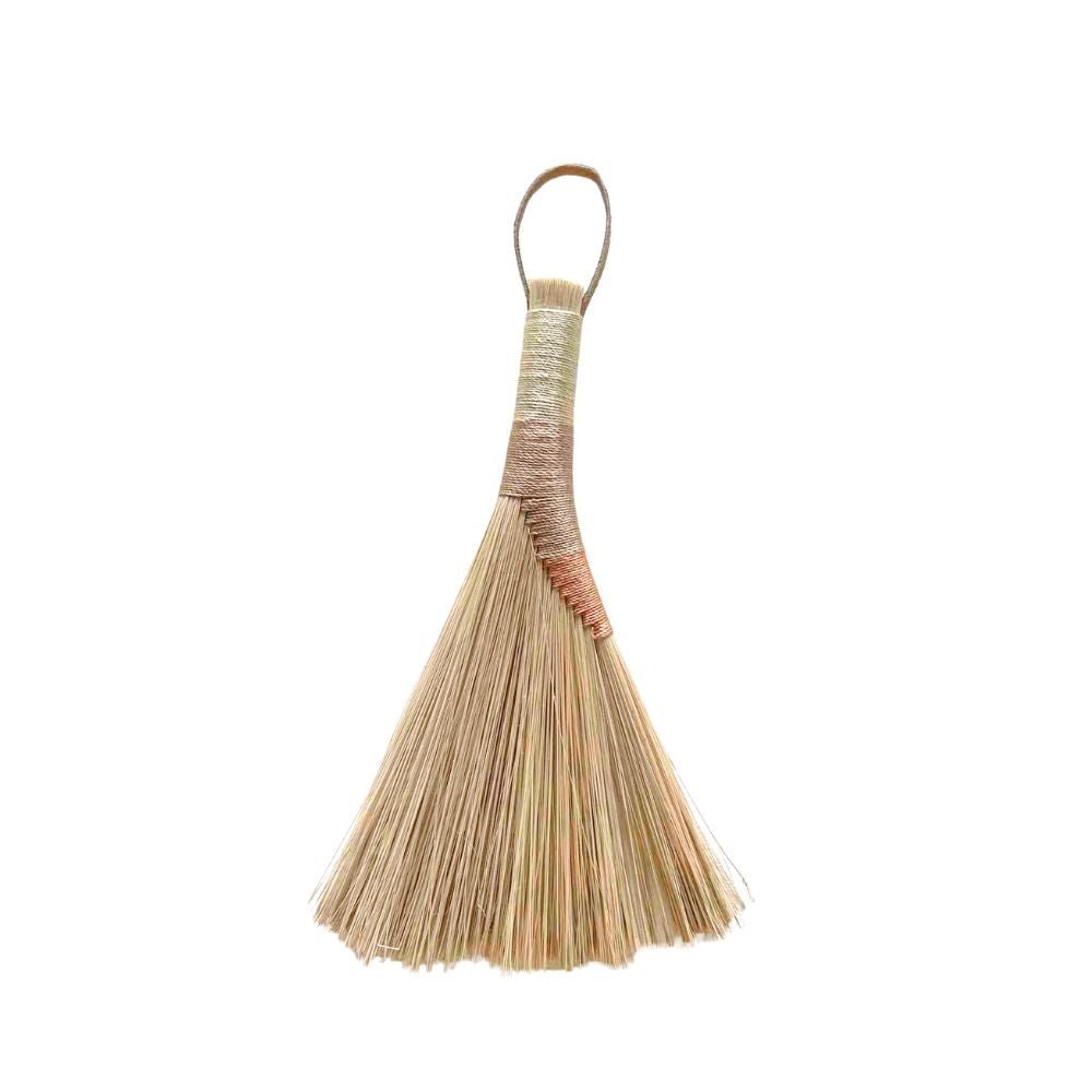 Home & Garden - Brown Threaded Handbroom - Artisan Crafted Decor & Tool | LIKHÂ - LIKHÂ