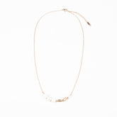 Jewelry, necklace - Asymmetrical Necklace with Freshwater Pearl - Statement Necklace | LIKHA - LIKHÂ