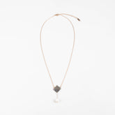 Jewelry, necklace - Black Diamond + Pearl Drop Mother of Pearl Necklace - Mother of Pearl Necklace | LIKHA - LIKHÂ
