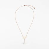 Jewelry, necklace - White Diamond + Pearl Drop Mother of Pearl Necklace - Elegant Necklace | LIKHA - LIKHÂ