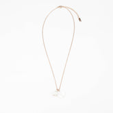 Jewelry, necklace - White Disc + Pearl Mother of Pearl Necklace - Minimalist Necklace | LIKHA - LIKHÂ