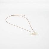Jewelry, necklace - White Disc + Pearl Mother of Pearl Necklace - Minimalist Necklace | LIKHA - LIKHÂ