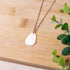 Jewelry, necklace - White Mother of Pearl Trapezoid Necklace with Rose Gold Chain - Minimalist Jewelry | LIKHA - LIKHÂ