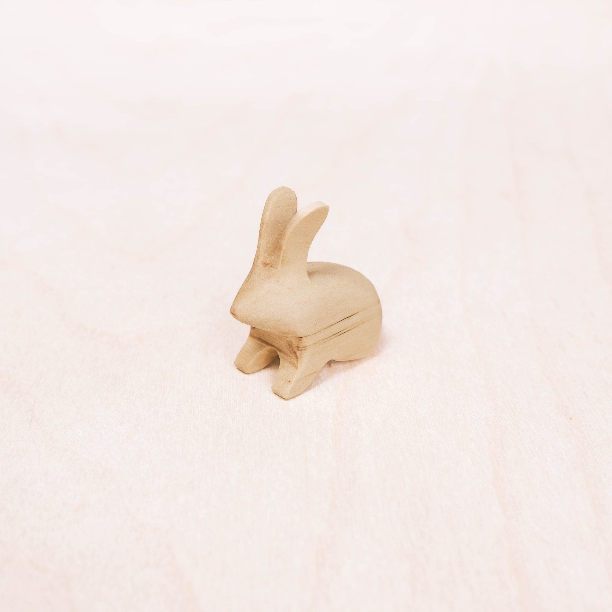 - Mini Wood Bunny Figurines - Handcrafted Assorted Wood Accent | LIKHÂ - LIKHÂ