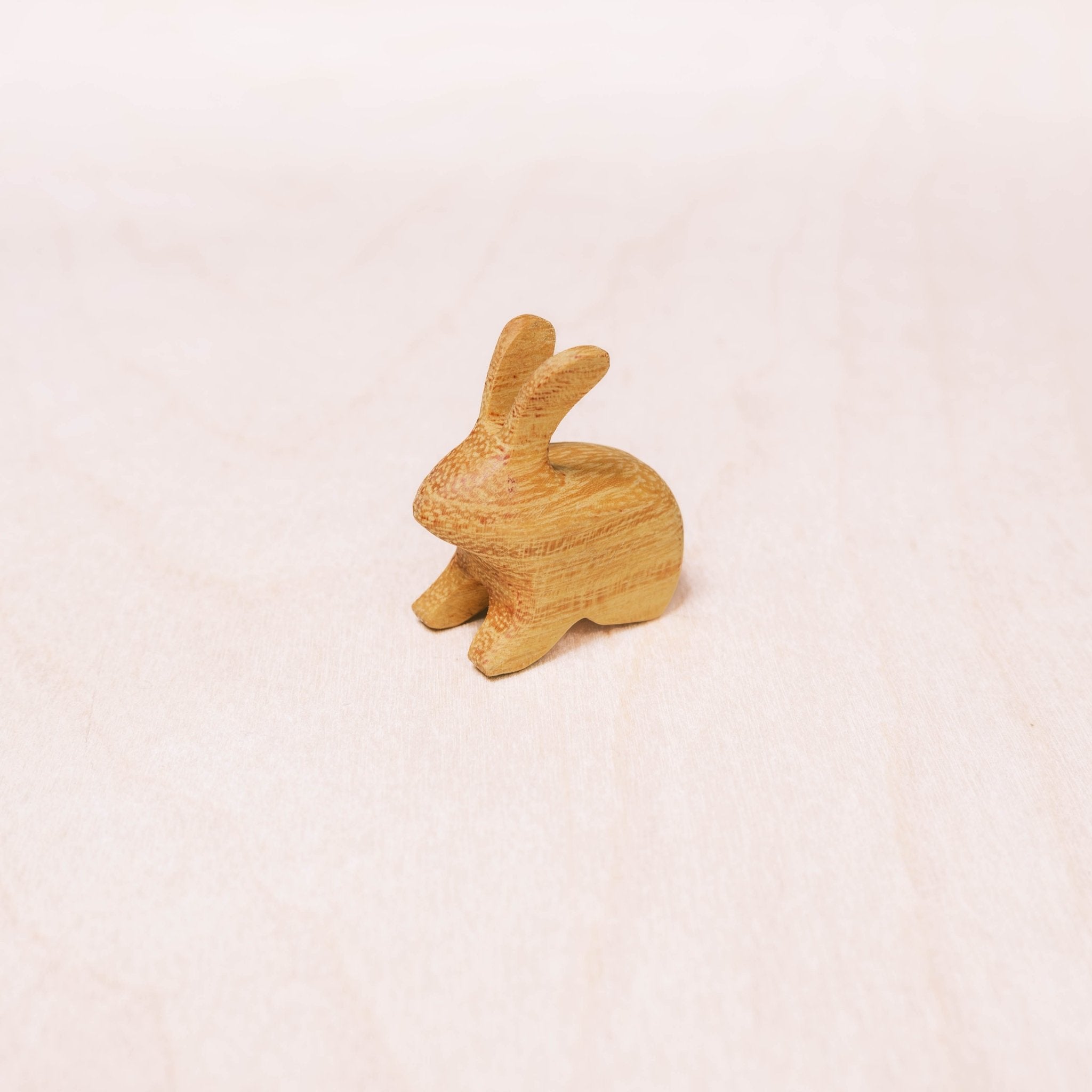 - Mini Wood Bunny Figurines - Handcrafted Assorted Wood Accent | LIKHÂ - LIKHÂ