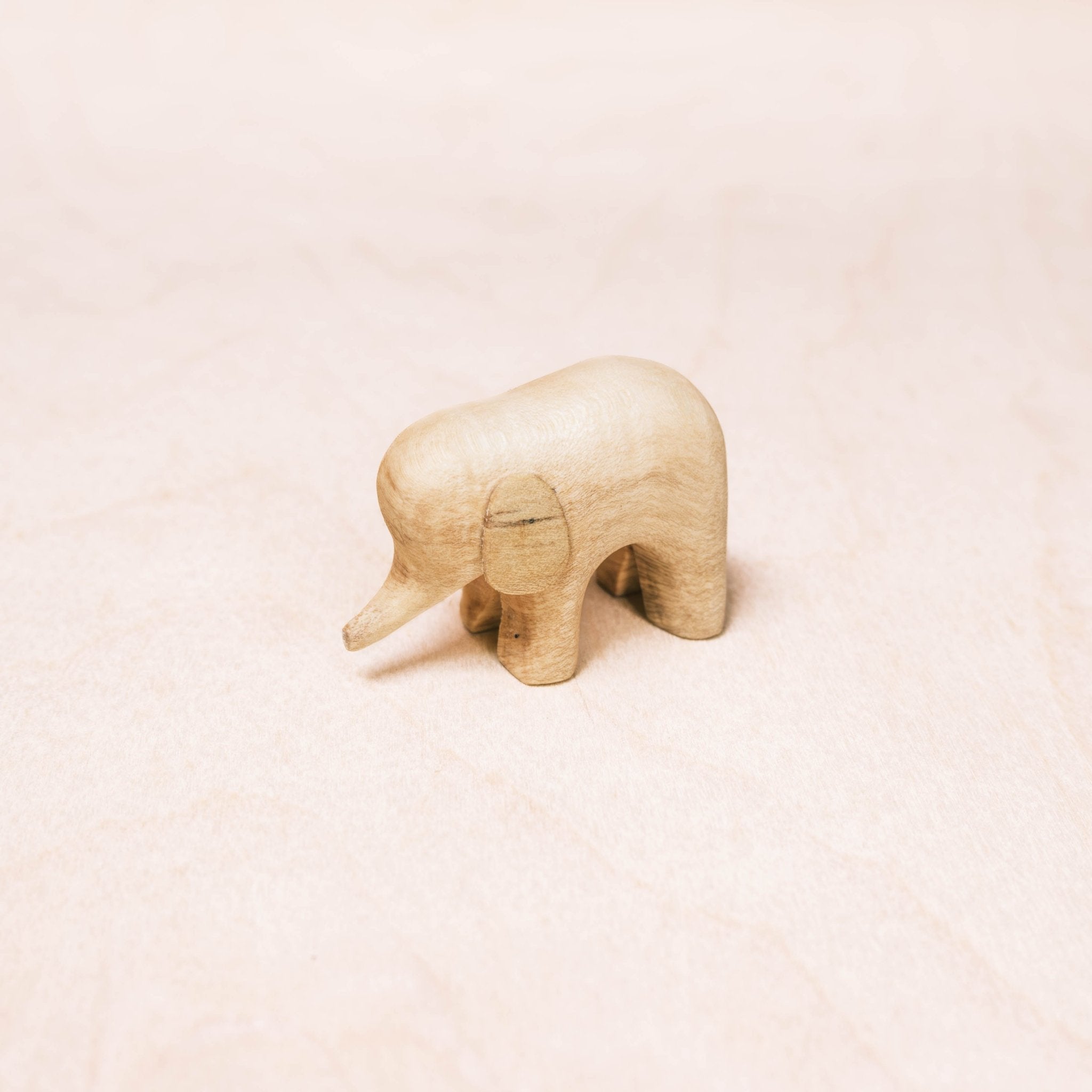 - Mini Wood Elephant Figurines - Handcrafted Animal Accent | LIKHÂ - LIKHÂ