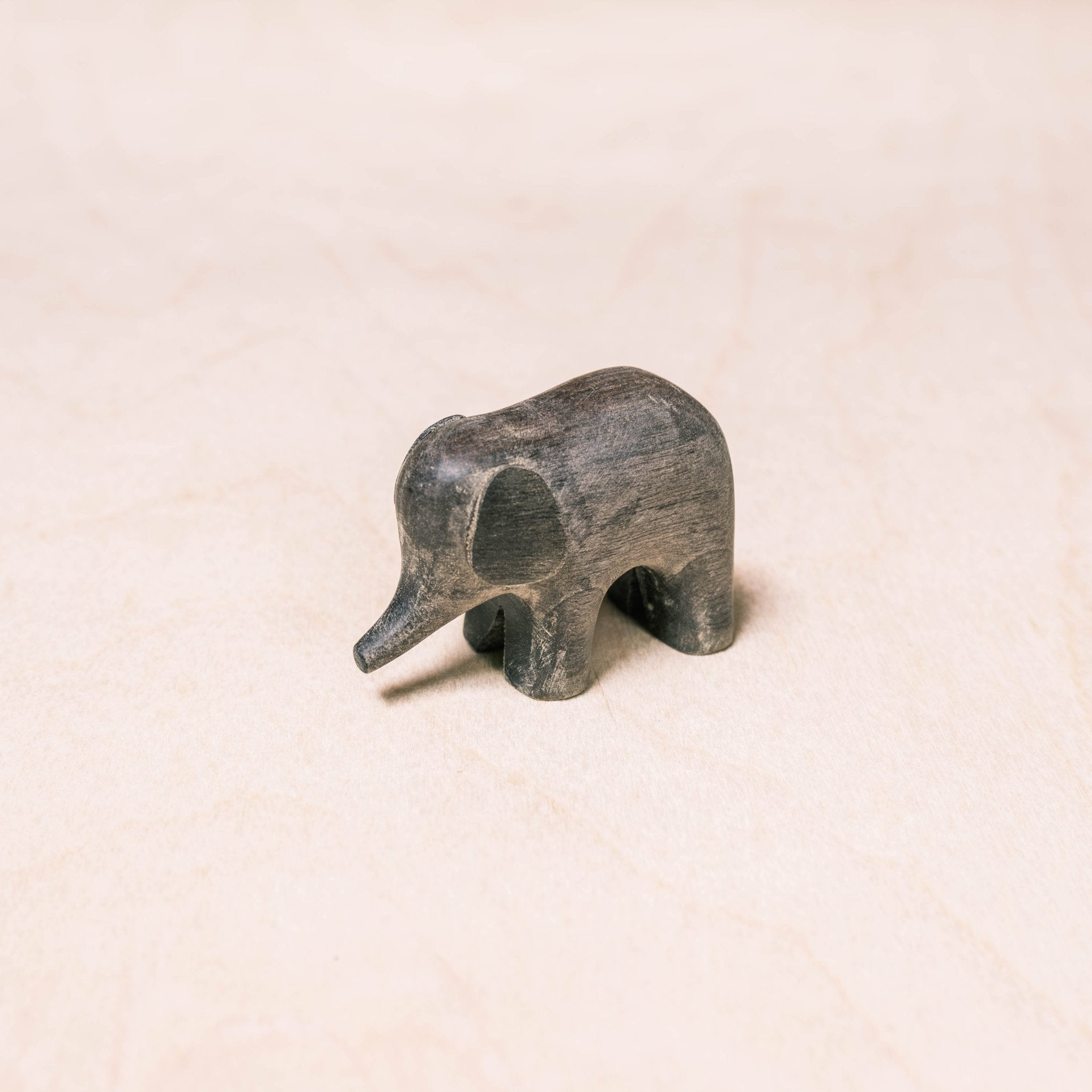 - Mini Wood Elephant Figurines - Handcrafted Animal Accent | LIKHÂ - LIKHÂ