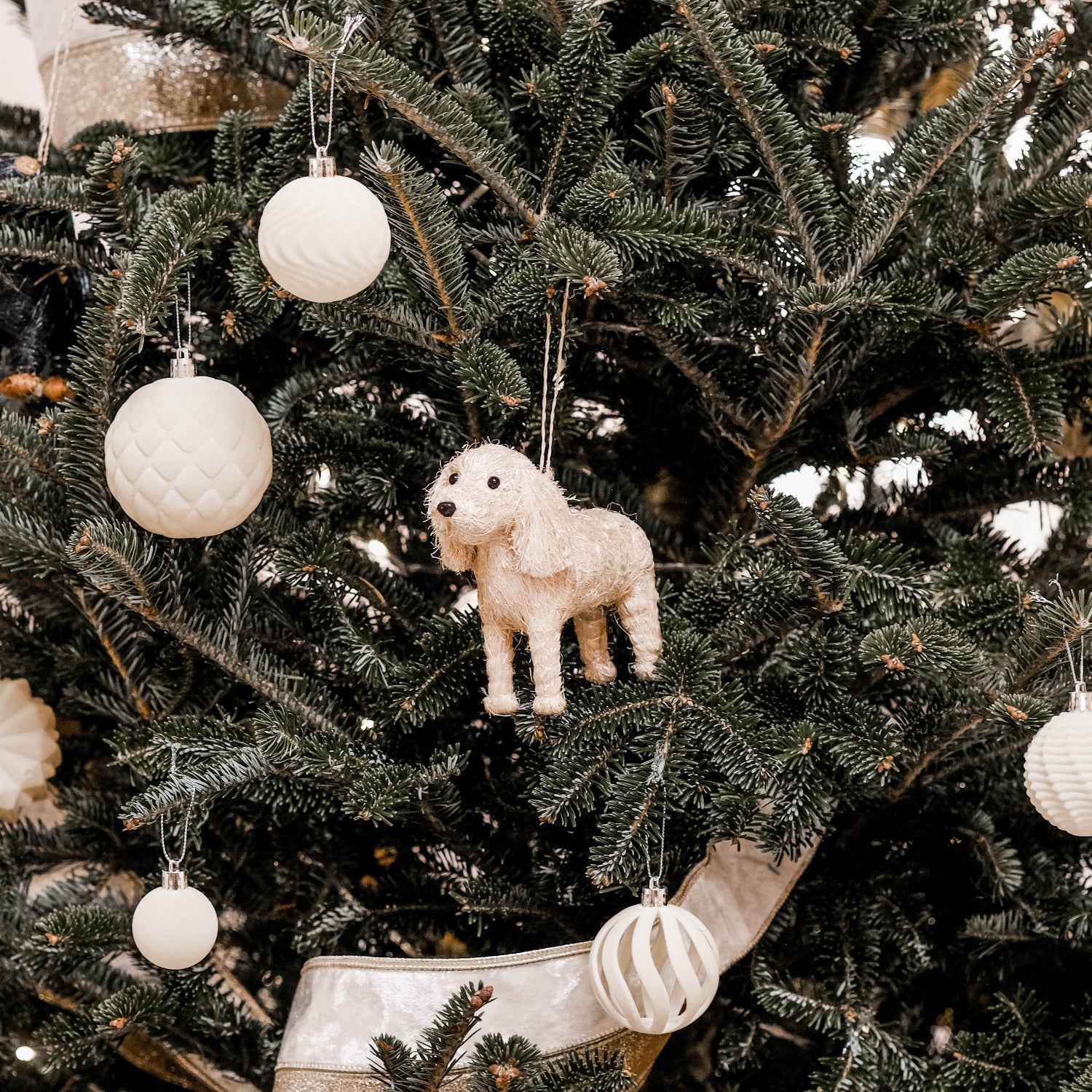 Ornaments - Labrador Ornament - Coco Coir Holiday Decor | LIKHÂ - LIKHÂ