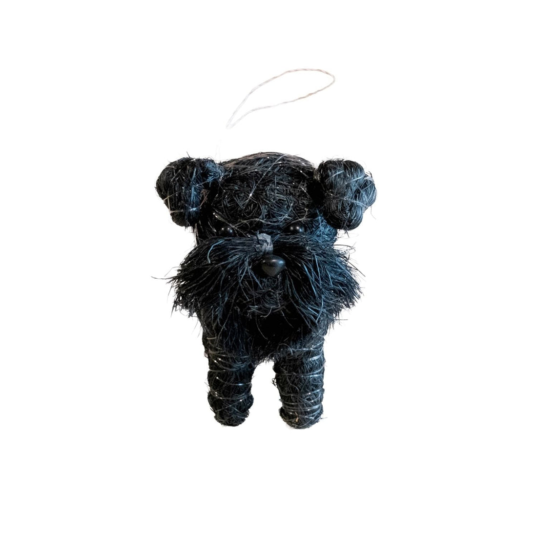 Ornaments - Schnauzer Ornament - Coco Coir Dog Charm | LIKHÂ - LIKHÂ