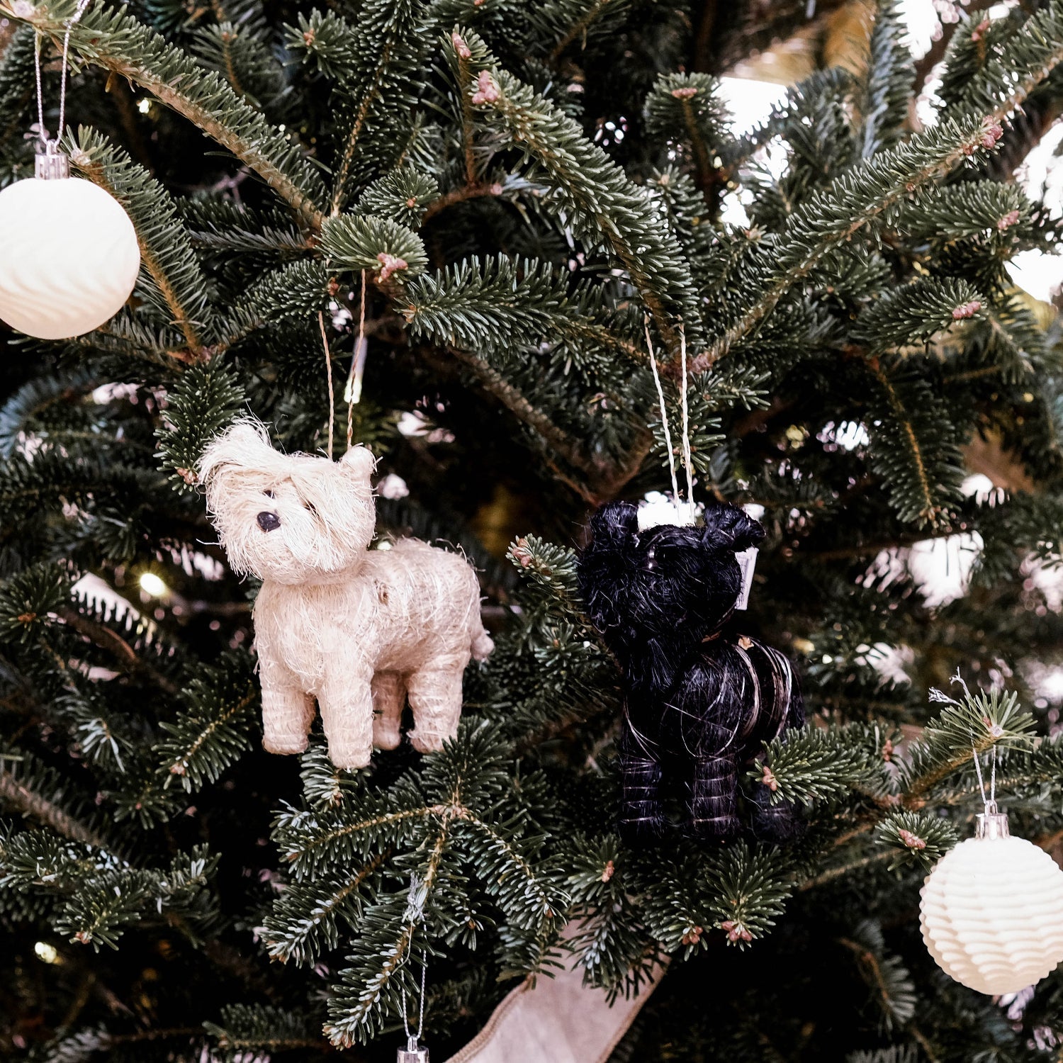 Ornaments - Schnauzer Ornament - Coco Coir Dog Charm | LIKHÂ - LIKHÂ