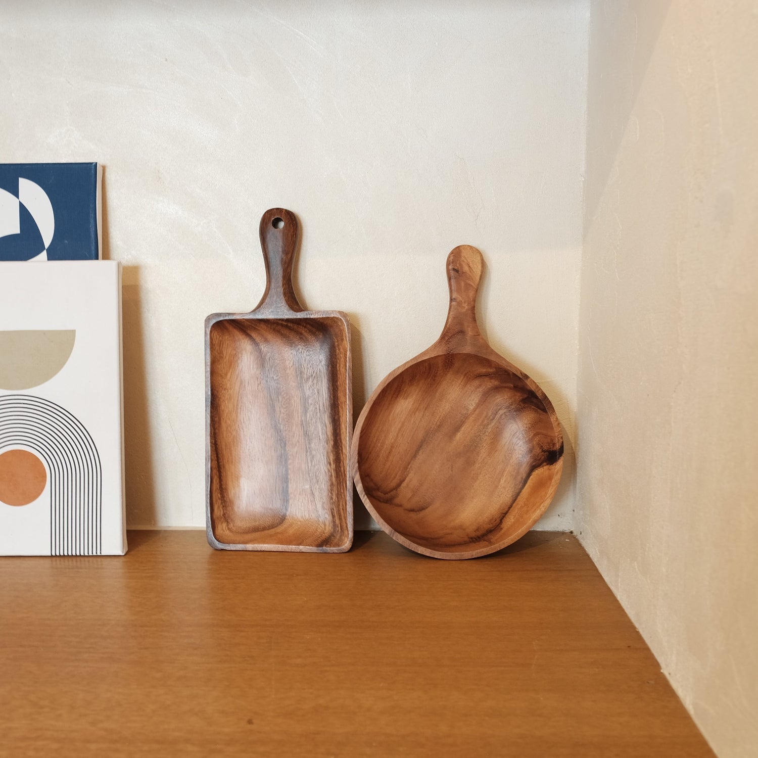 Serving Tray - Acacia Rectangle Serving Tray with Handles | LIKHÂ - LIKHÂ
