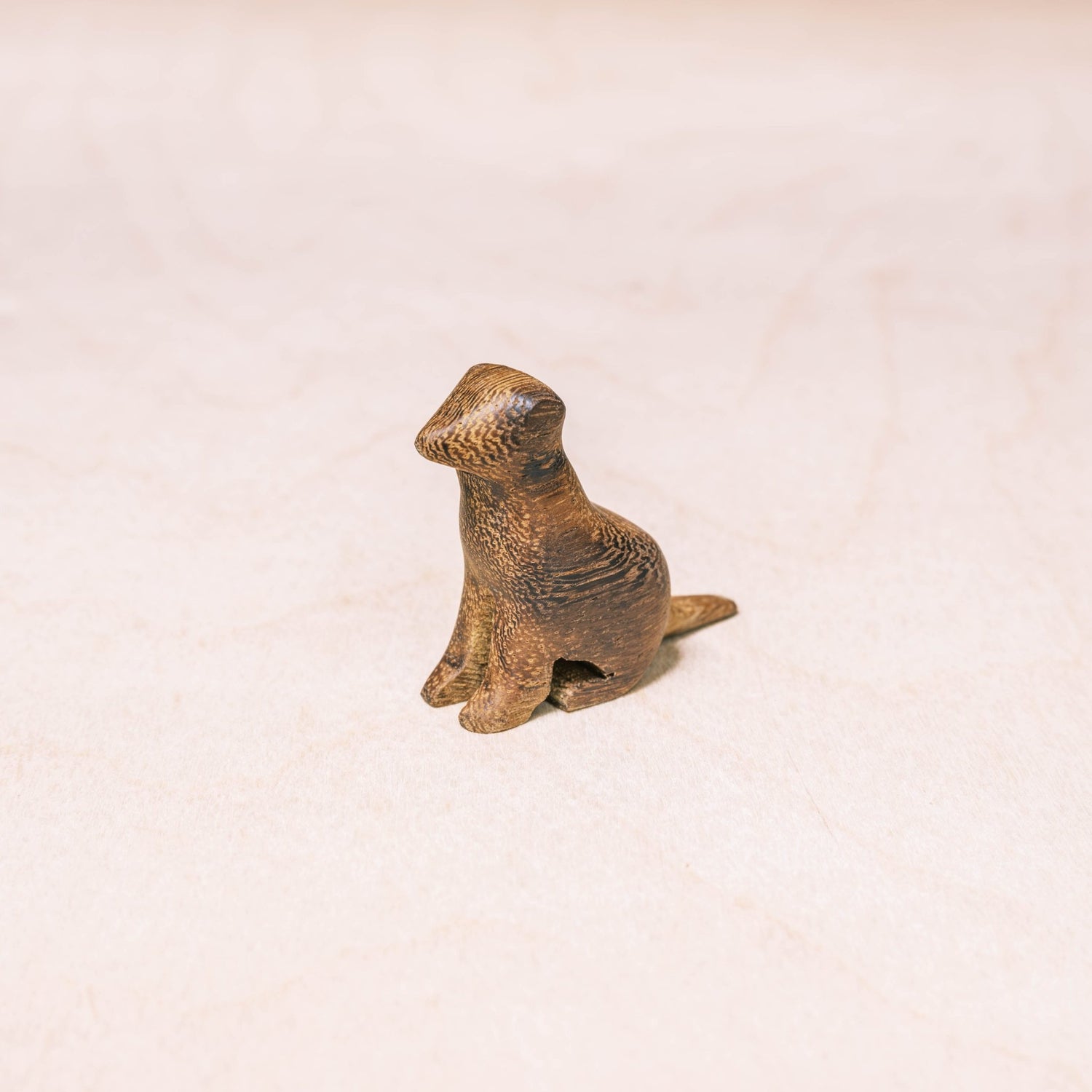 - Small Wood Dog Figurines - Handcrafted Animal Accent | LIKHÂ - LIKHÂ