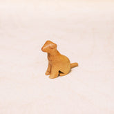 - Small Wood Dog Figurines - Handcrafted Animal Accent | LIKHÂ - LIKHÂ