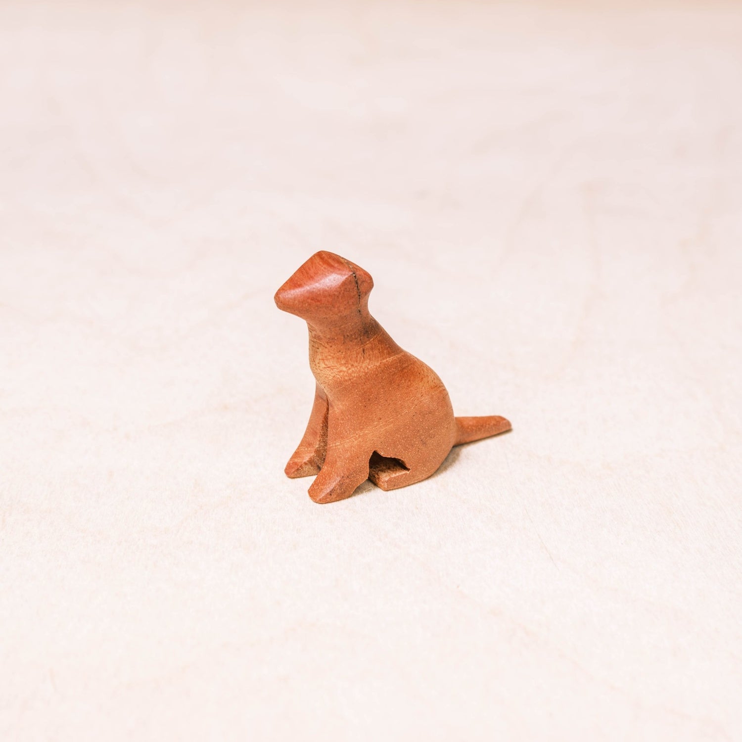 - Small Wood Dog Figurines - Handcrafted Animal Accent | LIKHÂ - LIKHÂ