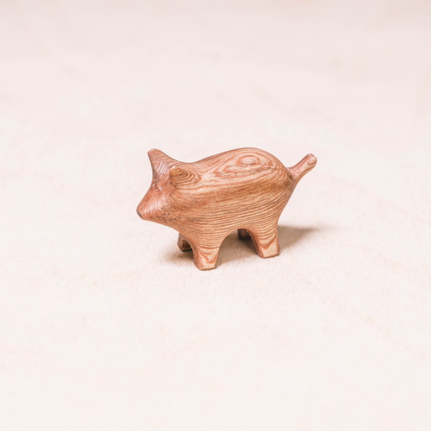 - Wooden Pig Figurines - Small Handcrafted Animal Accent | LIKHÂ - LIKHÂ