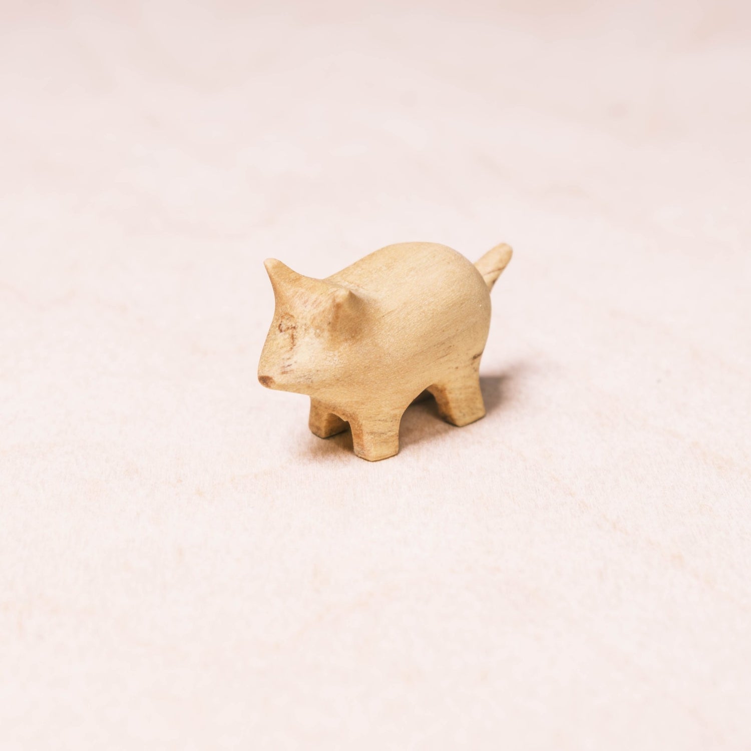 - Wooden Pig Figurines - Small Handcrafted Animal Accent | LIKHÂ - LIKHÂ