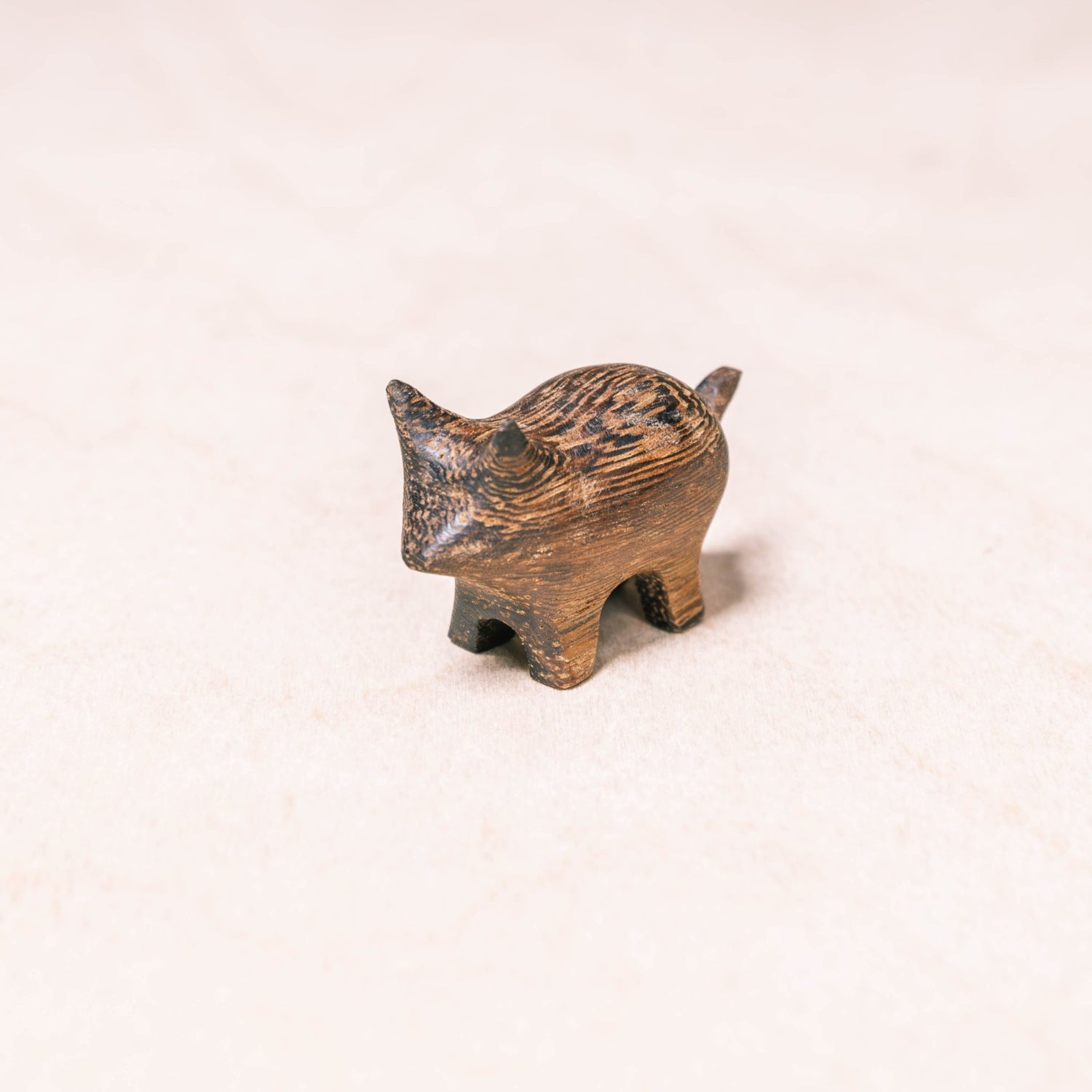 - Wooden Pig Figurines - Small Handcrafted Animal Accent | LIKHÂ - LIKHÂ