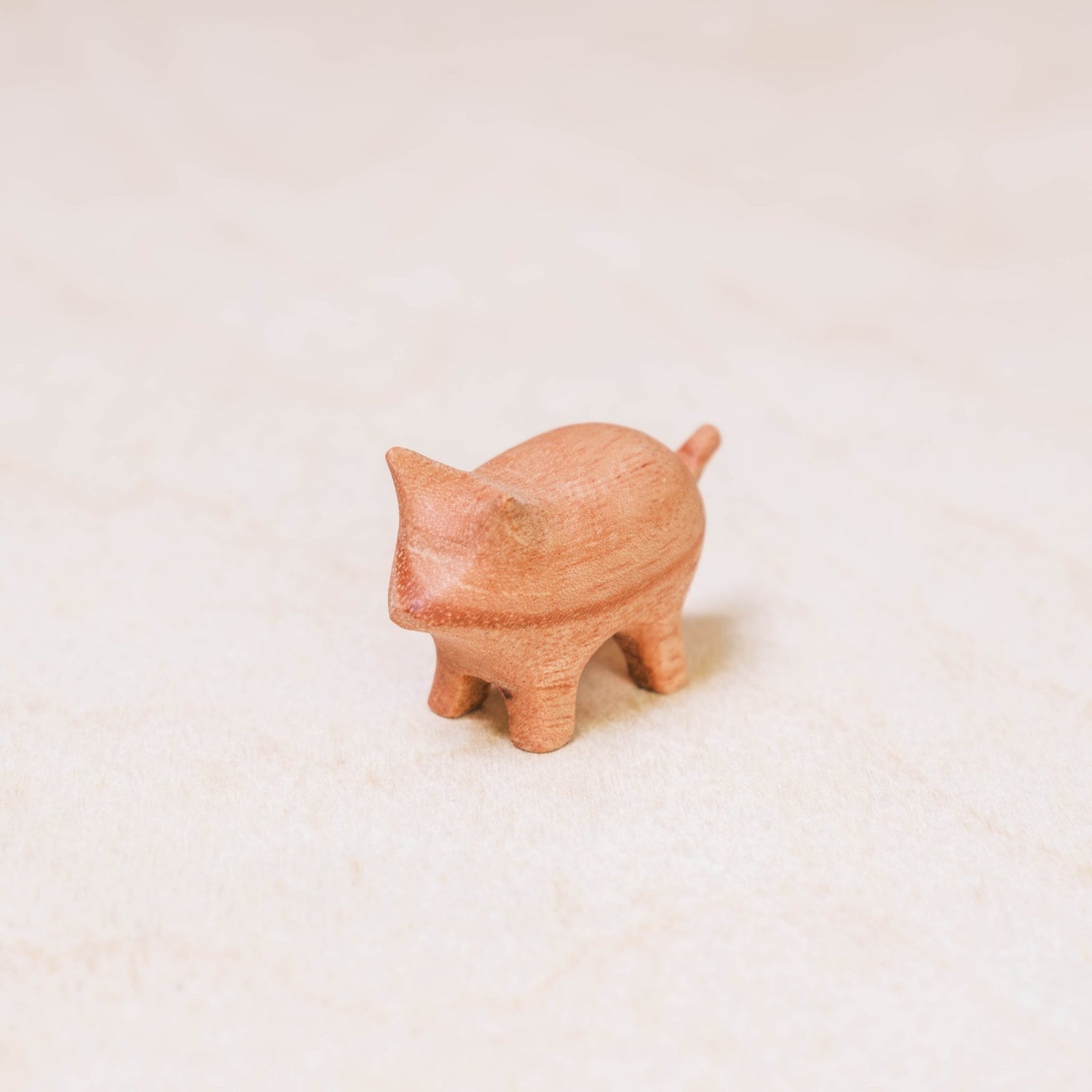 - Wooden Pig Figurines - Small Handcrafted Animal Accent | LIKHÂ - LIKHÂ