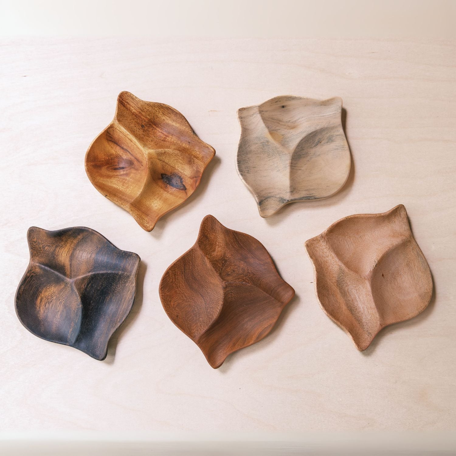 - Wooden Sauce Tray - Handcrafted Wooden Accent Tray | LIKHÂ - LIKHÂ