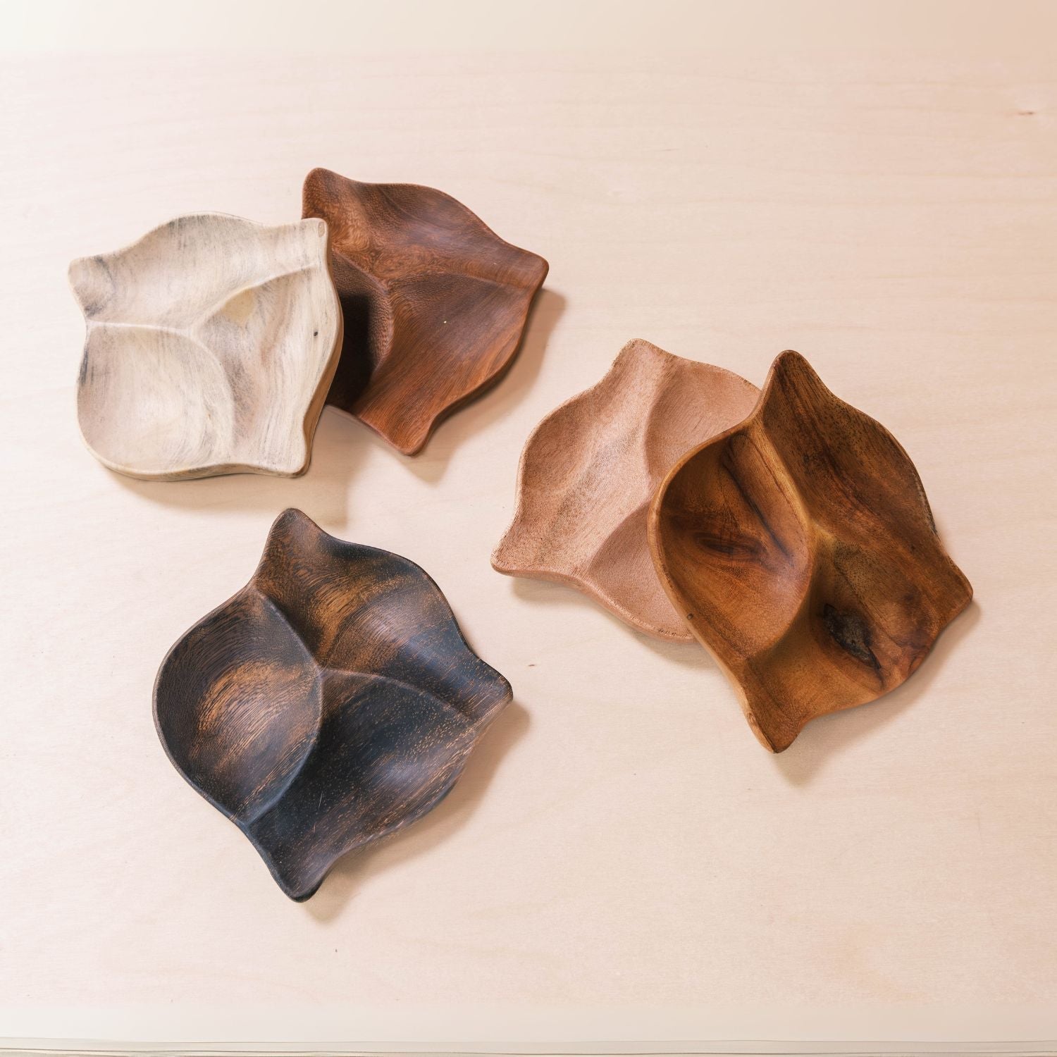 - Wooden Sauce Tray - Handcrafted Wooden Accent Tray | LIKHÂ - LIKHÂ