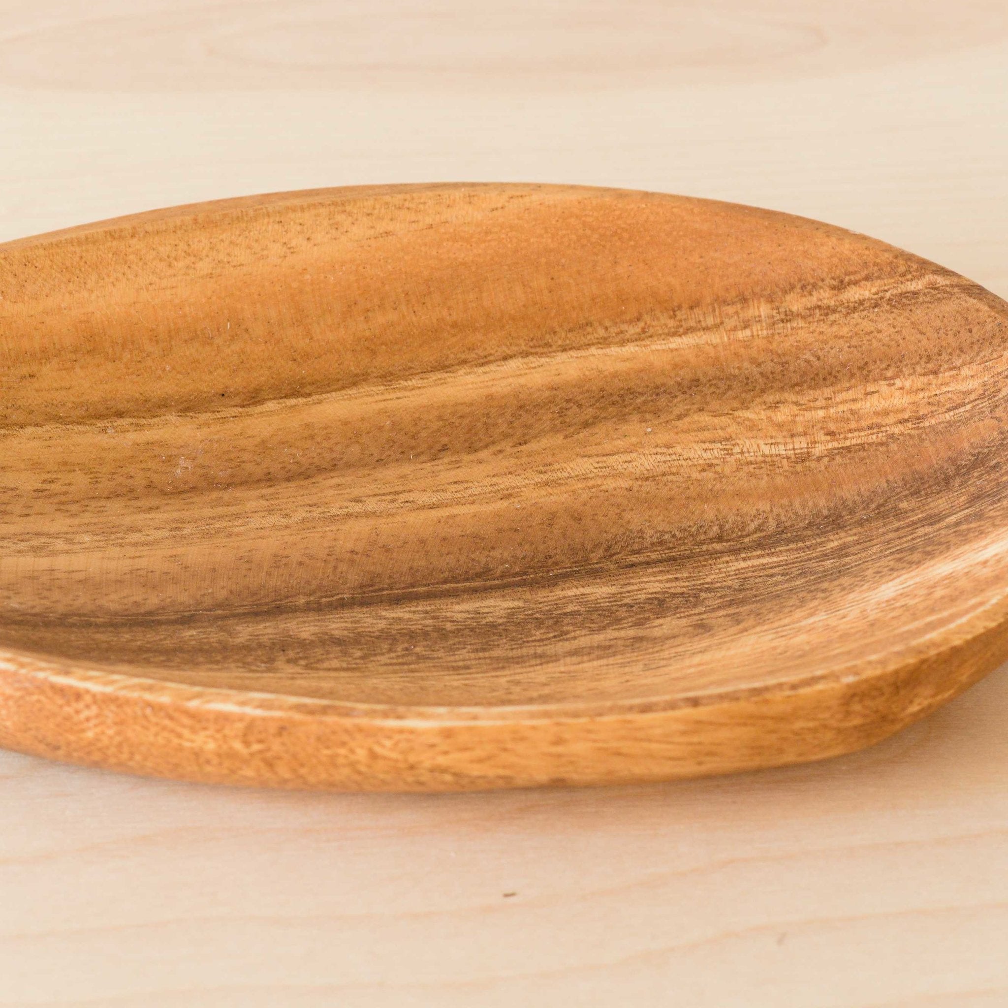 - Acacia Oval 12" Wood Tray - Wooden Dish | LIKHA - LIKHÂ