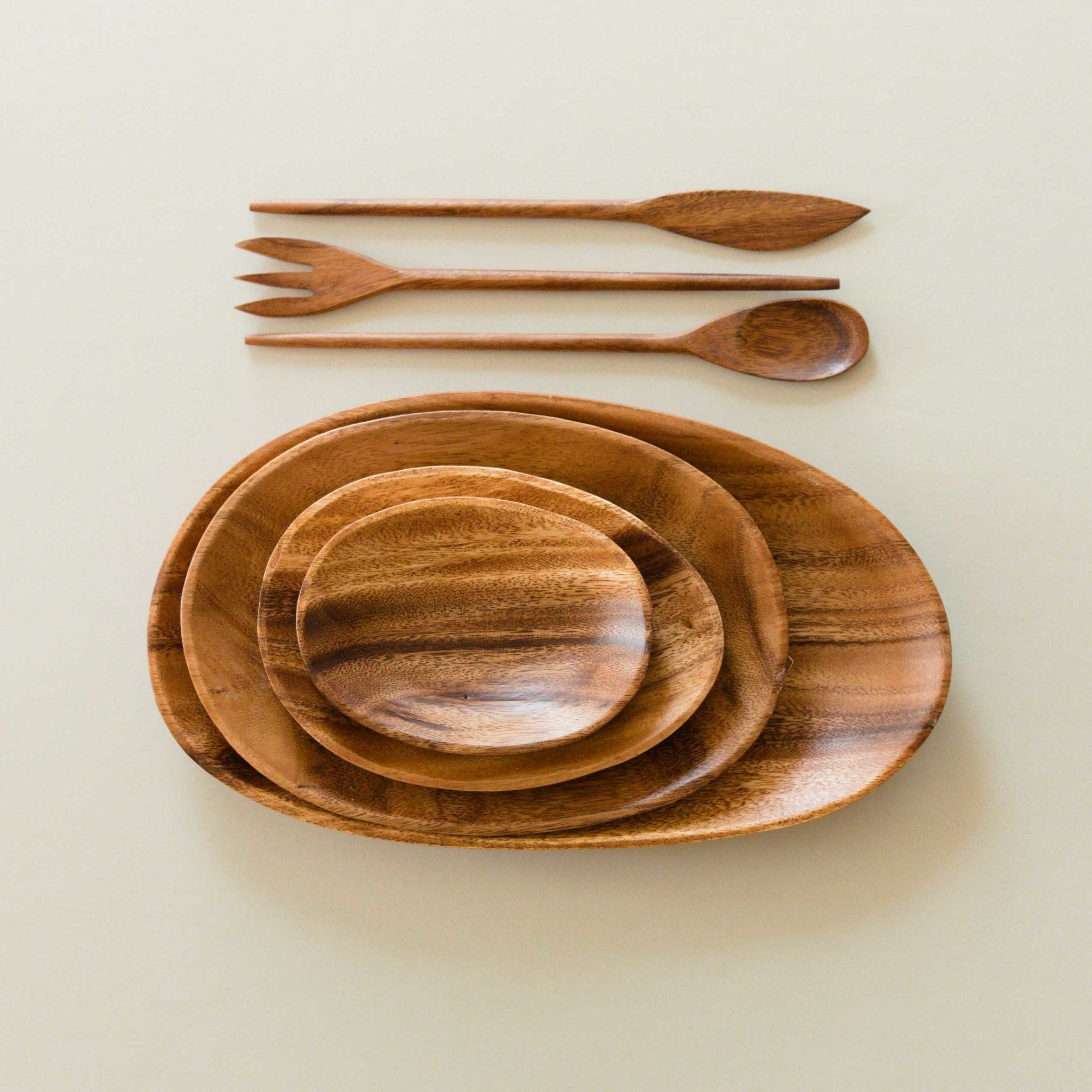 - Acacia Oval 7" Wood Dish - Trinket Tray | LIKHA - LIKHÂ
