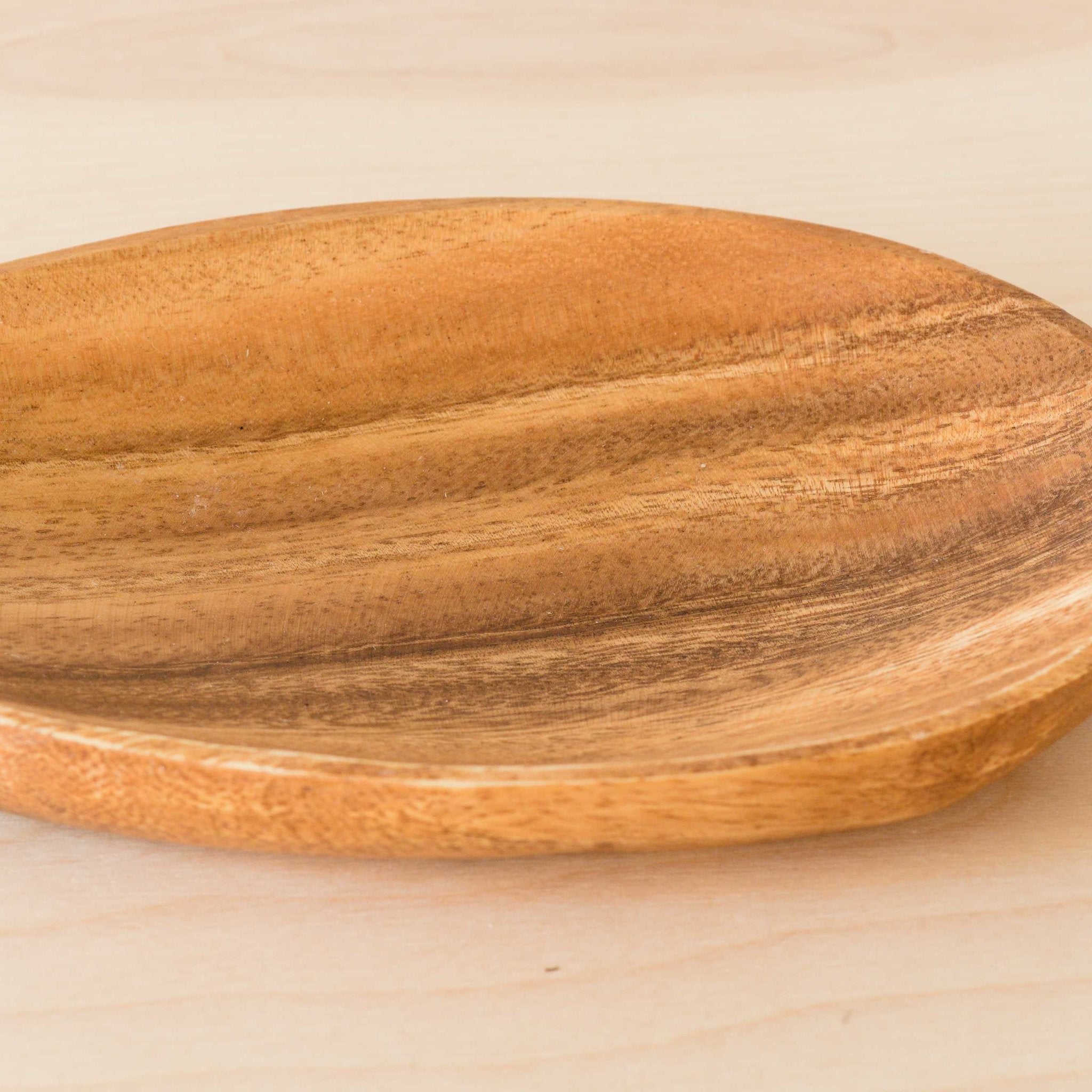 - Acacia Oval 9&quot; Wood Dish - Wooden tray | LIKHA - LIKHÂ