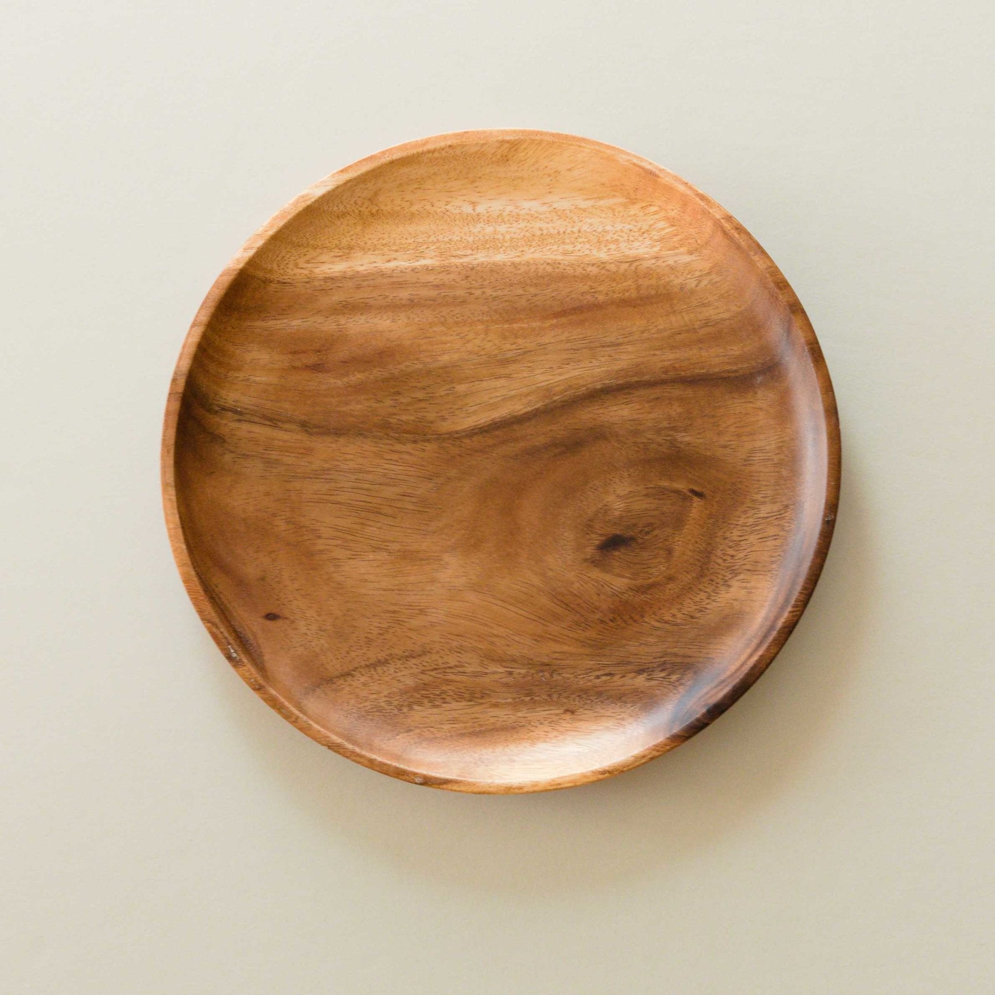 - Acacia Round 12" Wood Plate - Charger Plate | LIKHA - LIKHÂ