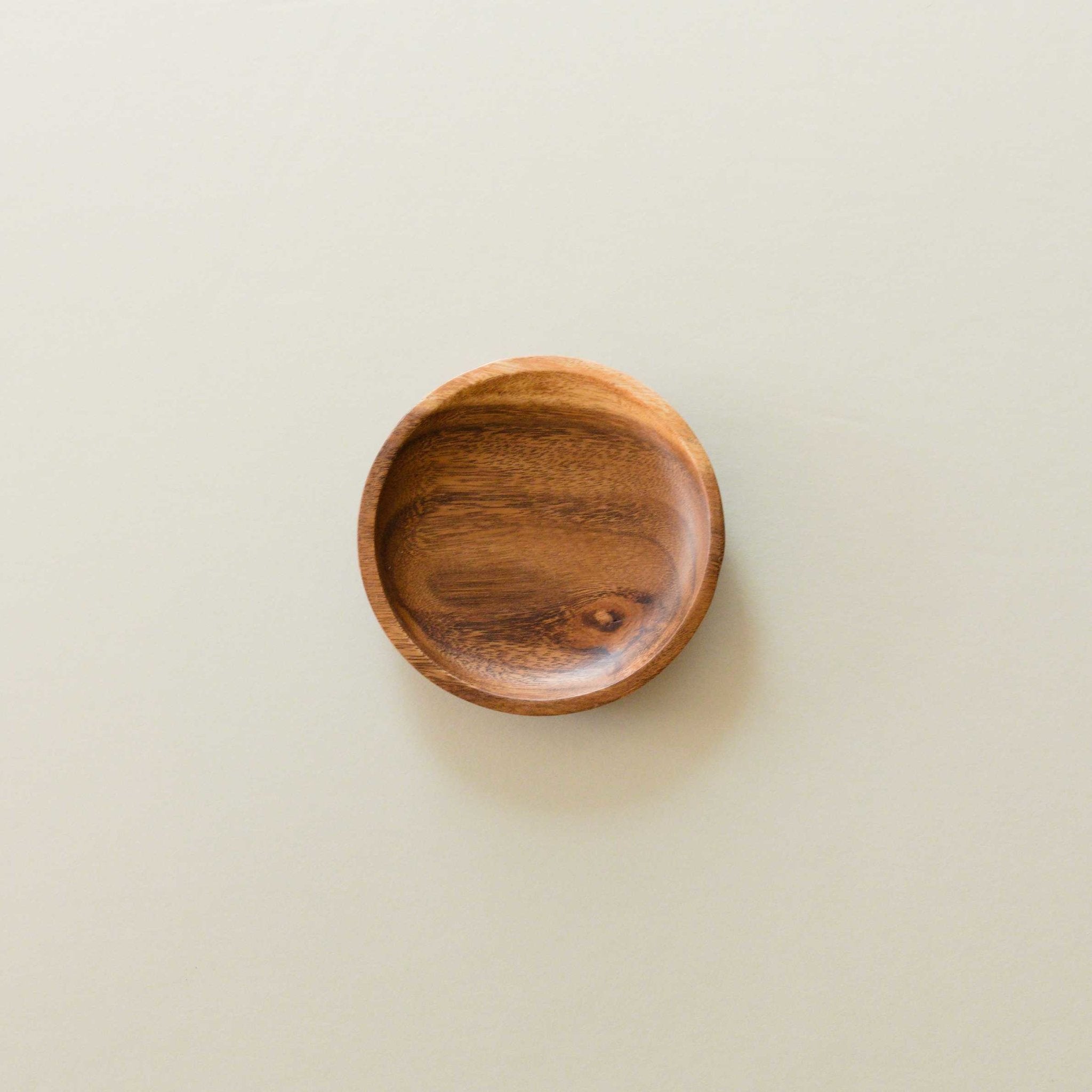 - Acacia Round 6" Wood Plate - Snack Plate | LIKHA - LIKHÂ