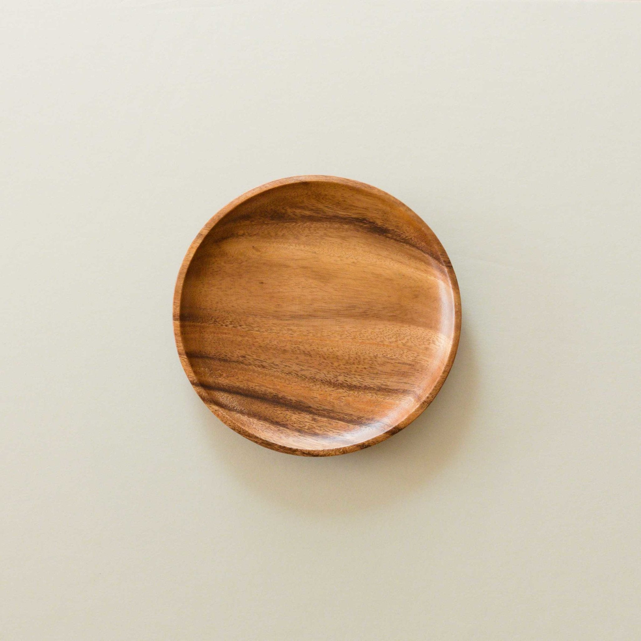 - Acacia Round 8" Wood Plate - Appetizer Plate | LIKHA - LIKHÂ