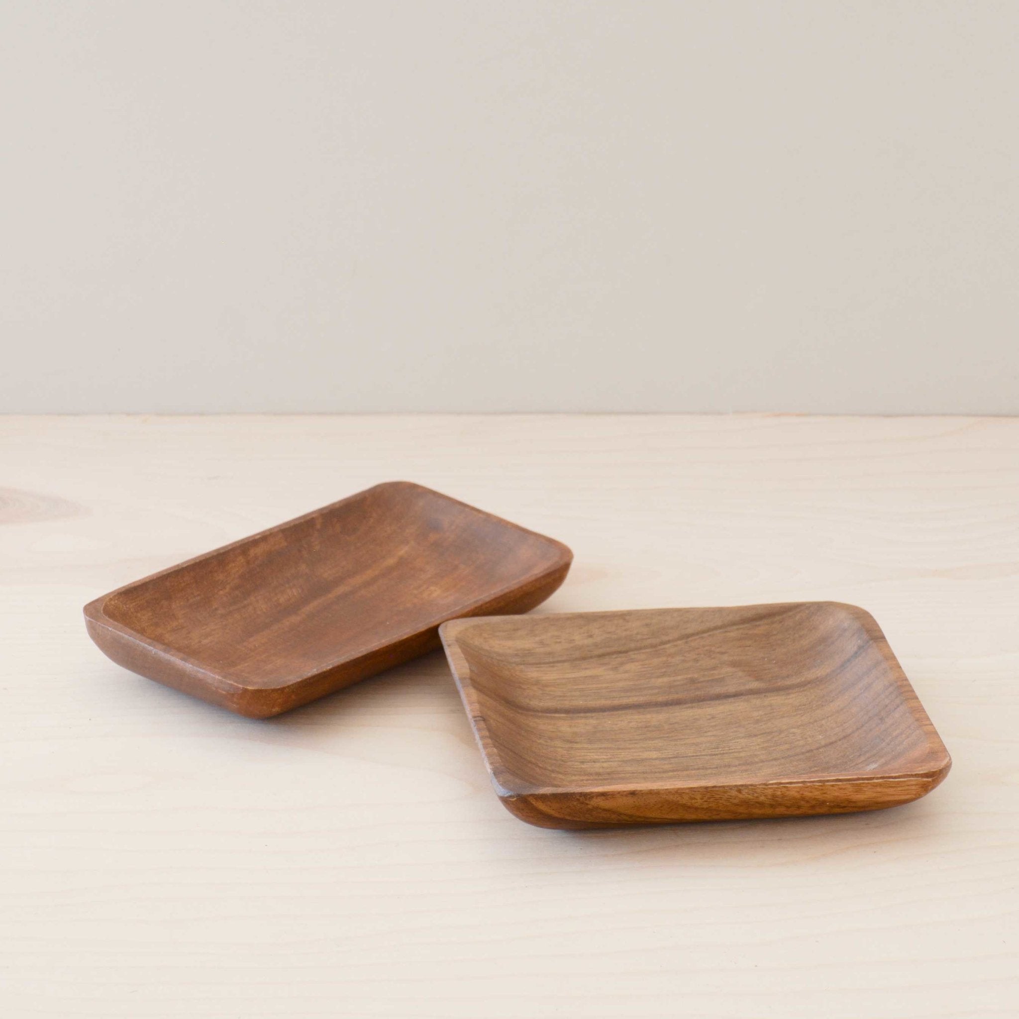 - Acacia Wood Square Dish - Snack Tray | LIKHA - LIKHÂ