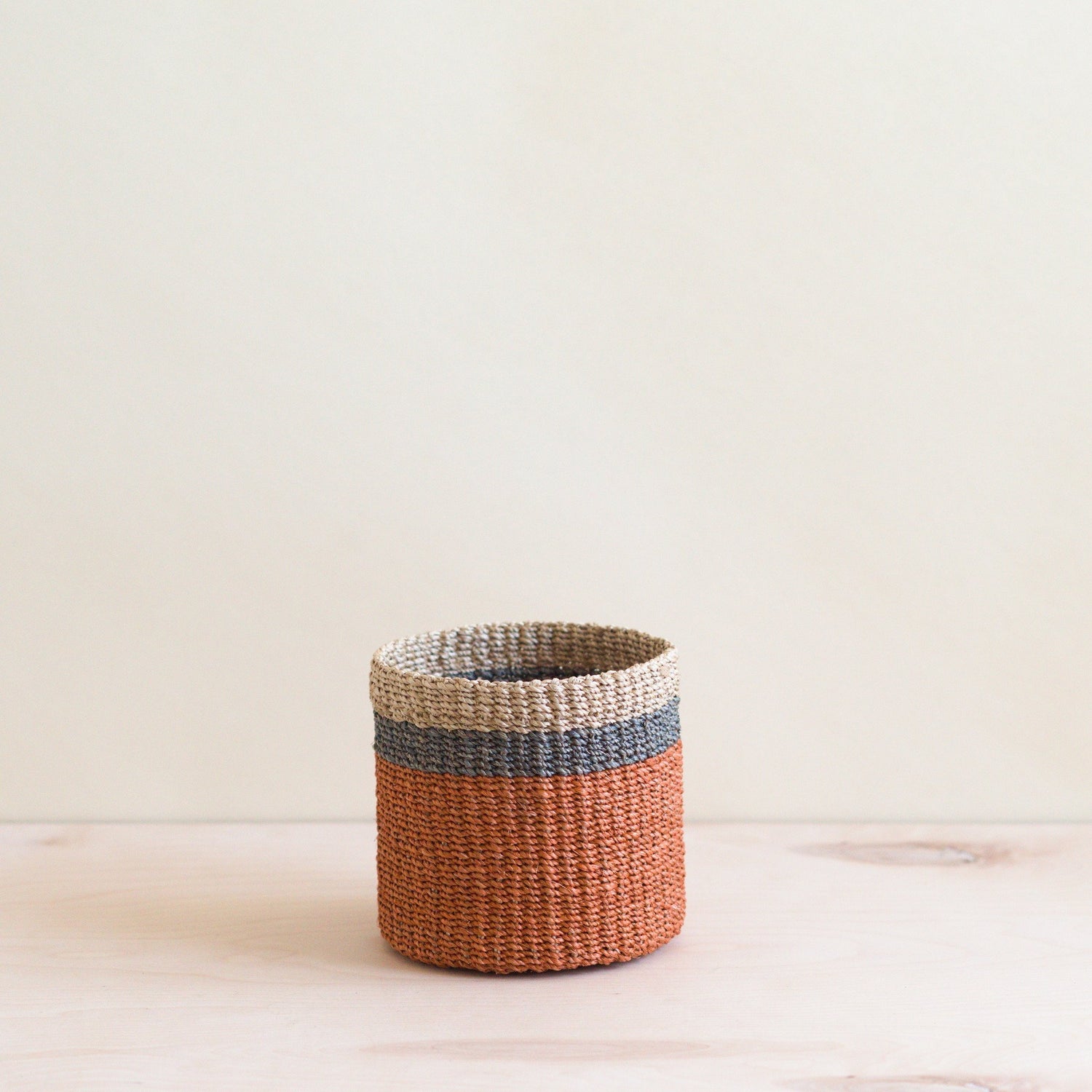 Baskets - Coral Tabletop Mini Basket - Handwoven Baskets | LIKHÂ - LIKHÂ