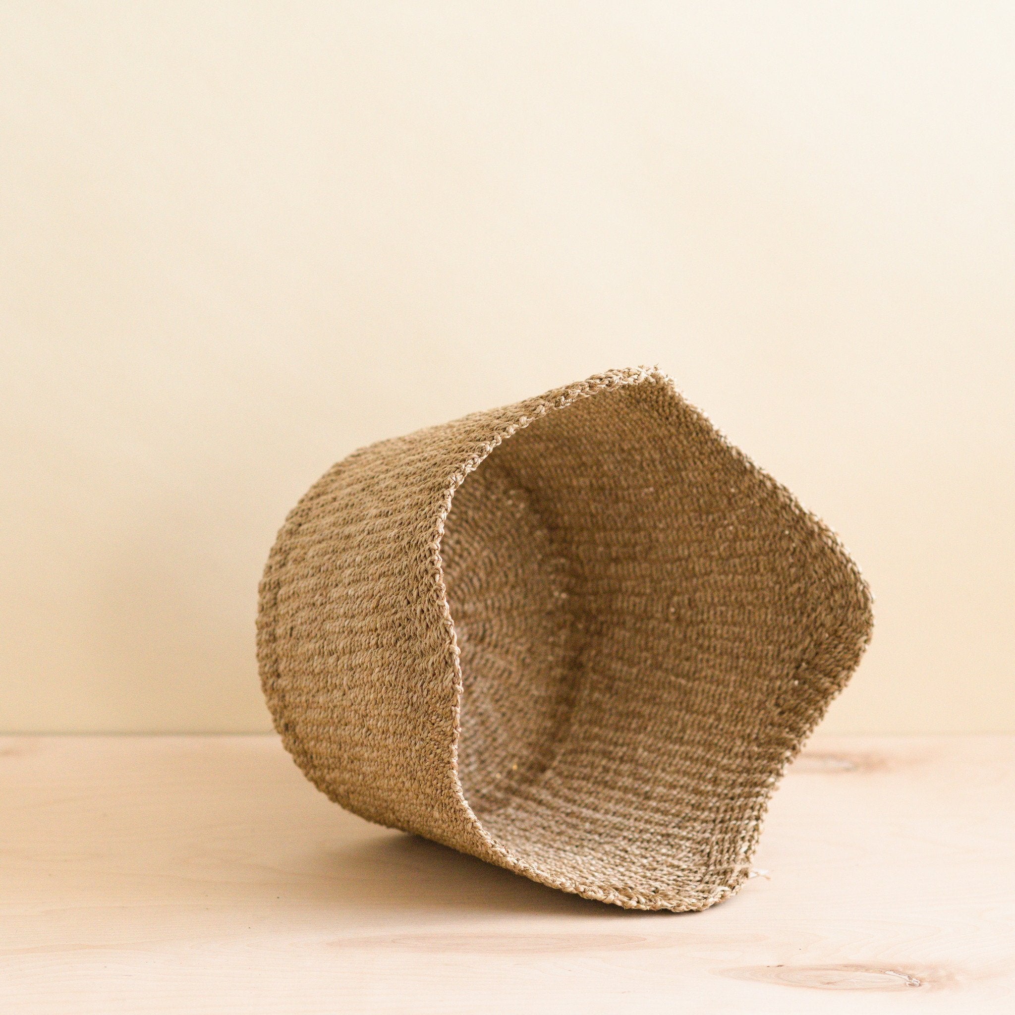 Baskets - Natural Scallop Basket - Planter Basket | LIKHÂ - LIKHÂ