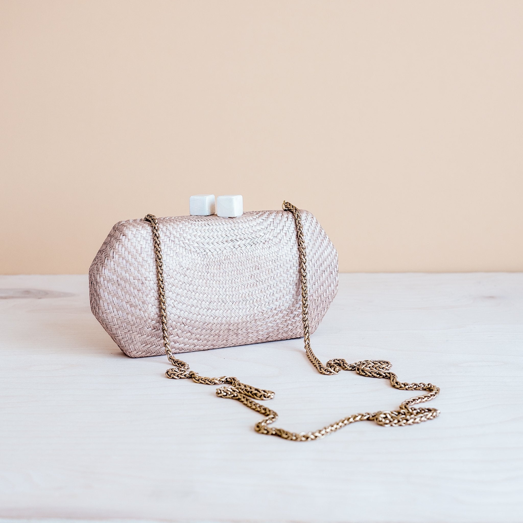 Clutches - Dusty Rose Clutch - Handcrafted Clutches | LIKHÂ - LIKHÂ