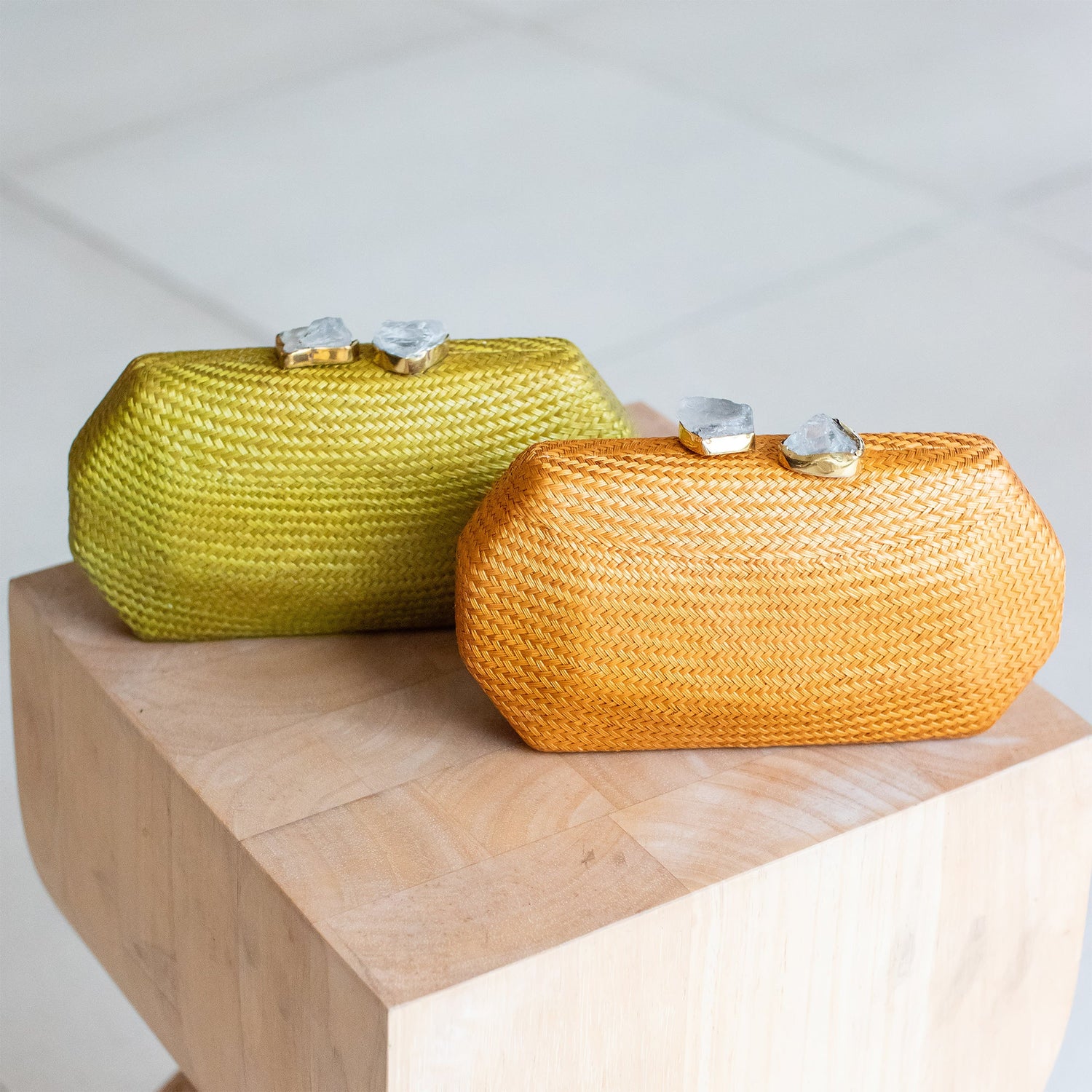Clutches - Matcha Clutch Purse - Straw Clutch | LIKHA - LIKHÂ