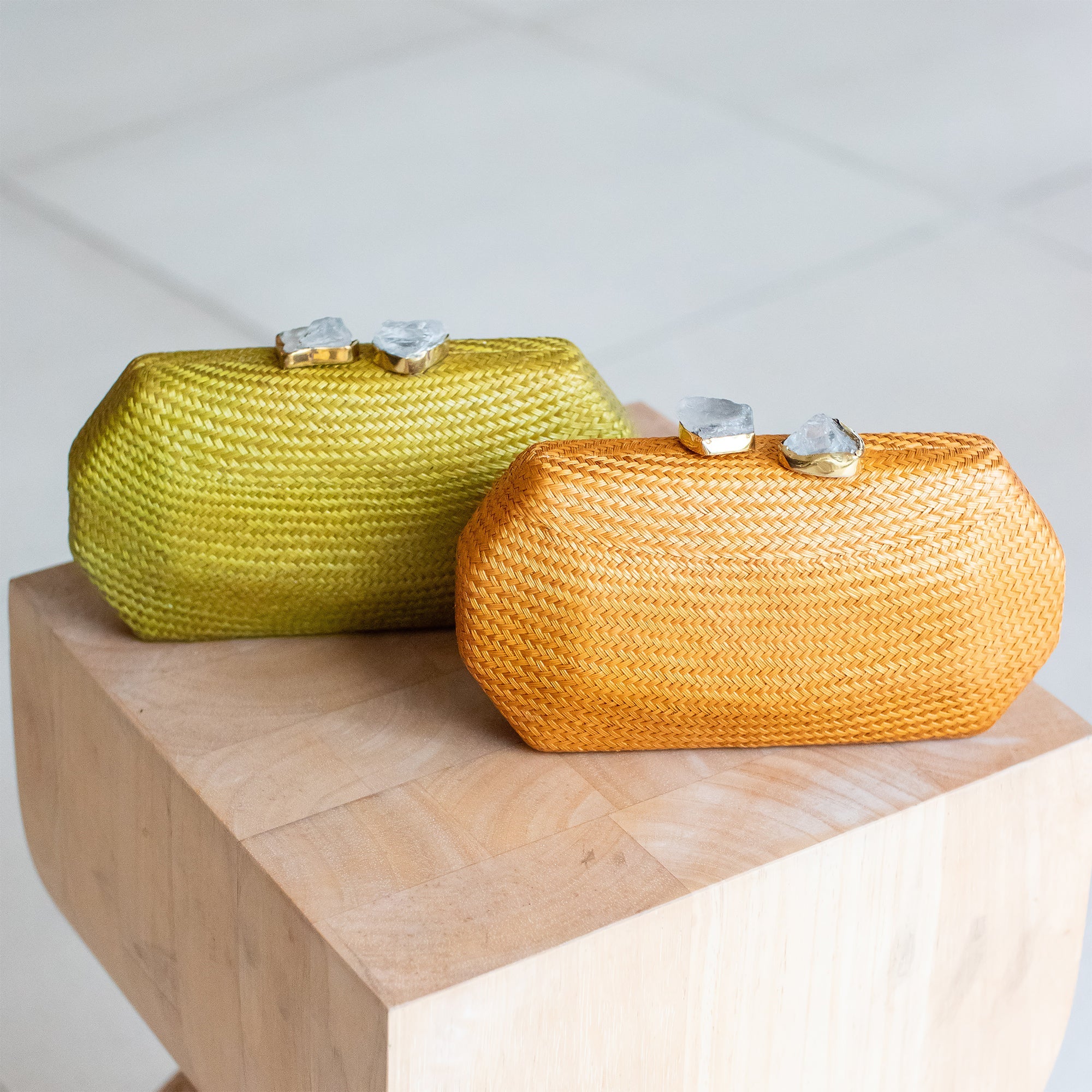 Clutches - Matcha Clutch Purse - Straw Clutch | LIKHA - LIKHÂ