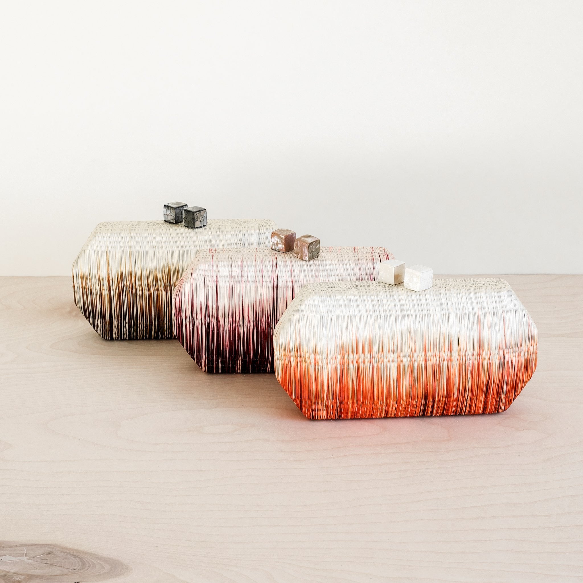 Clutches - Orange Clutch Purse - Handmade Clutch | LIKHÂ - LIKHÂ
