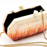 Clutches - Orange Clutch Purse - Handmade Clutch | LIKHÂ - LIKHÂ