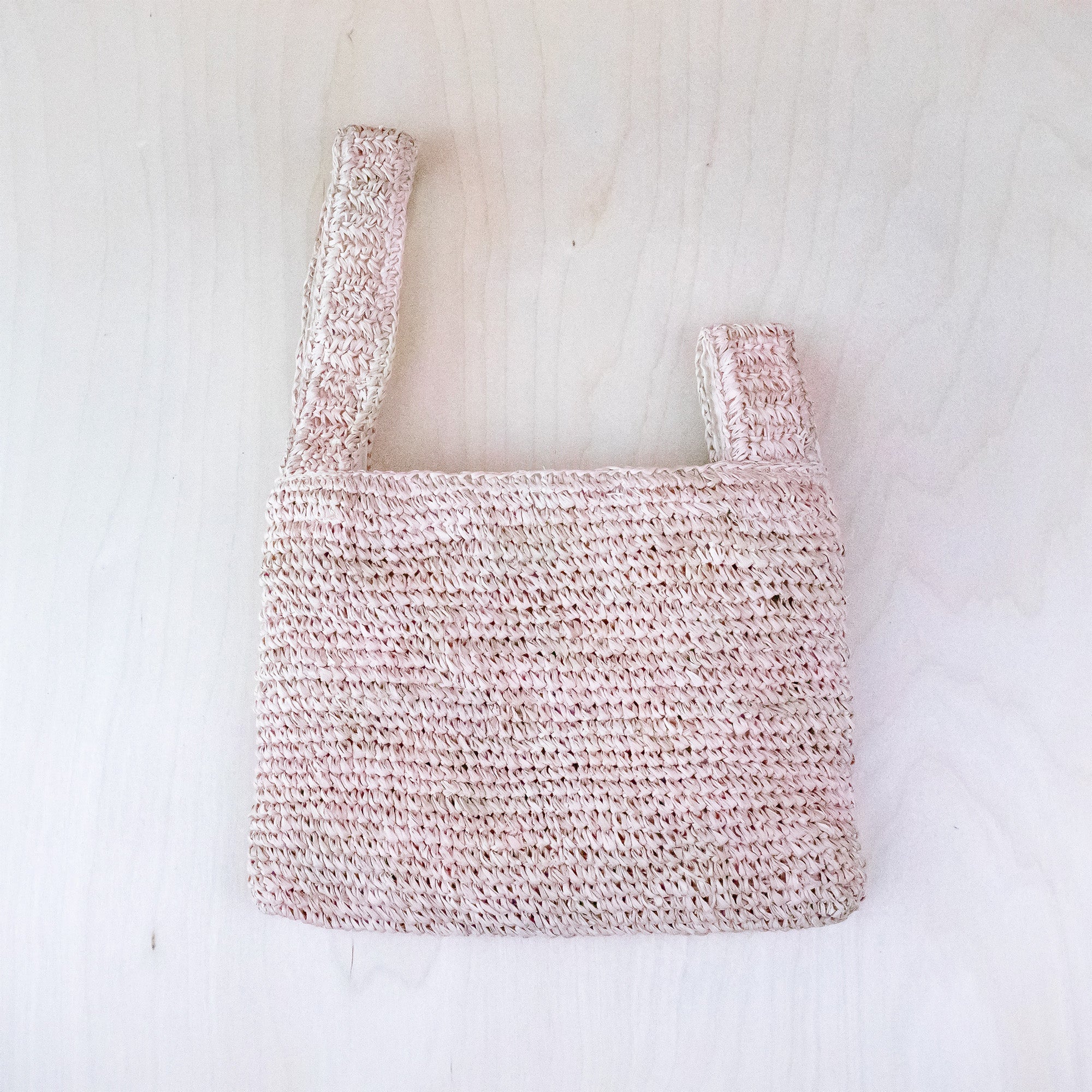 Handbags - Dusty Rose Crochet Knot Bag - Straw Purse | LIKHA - LIKHÂ