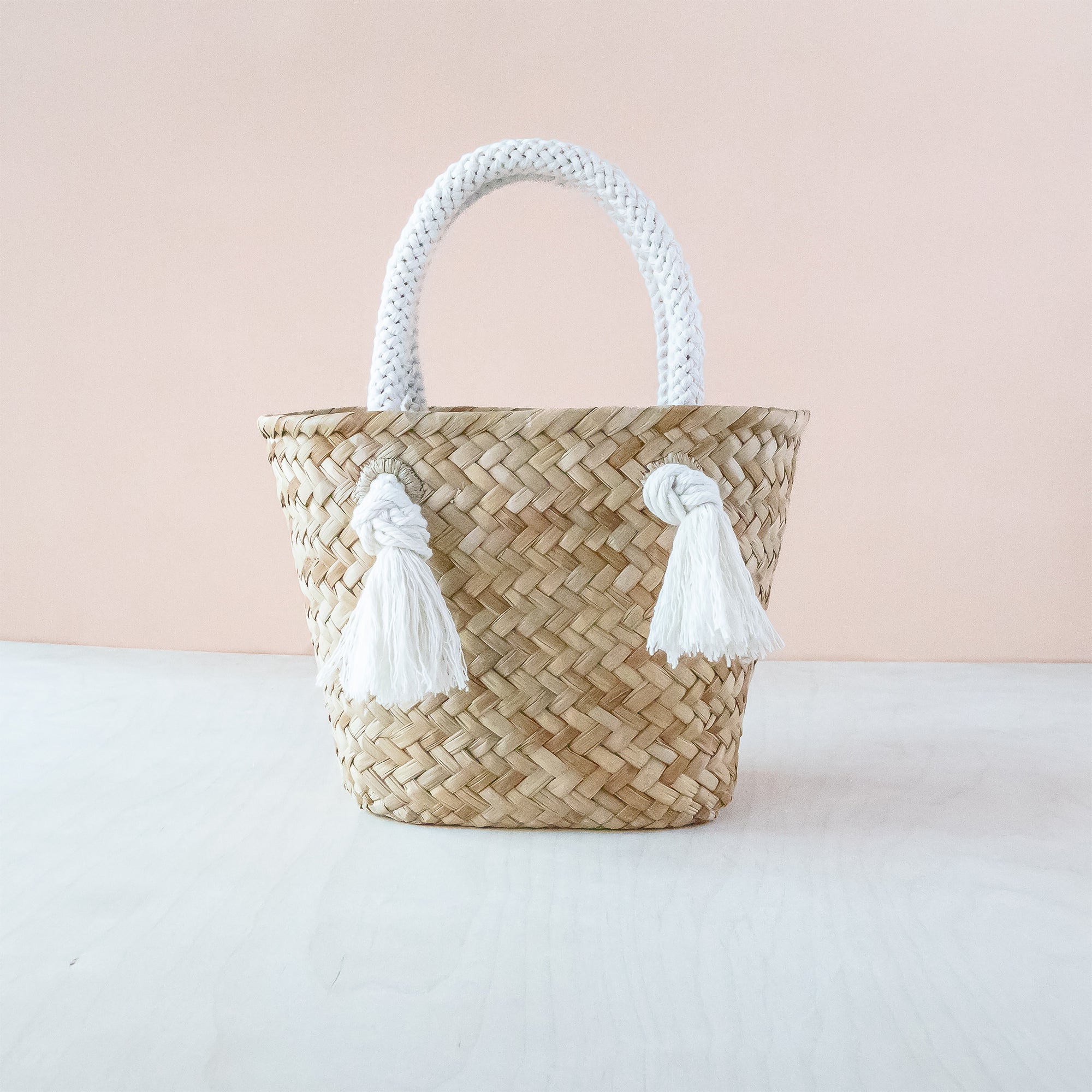 Handbags - Oat Small Classic Market Tote with Braided Handles - Straw Tote Bags | LIKHA - LIKHÂ