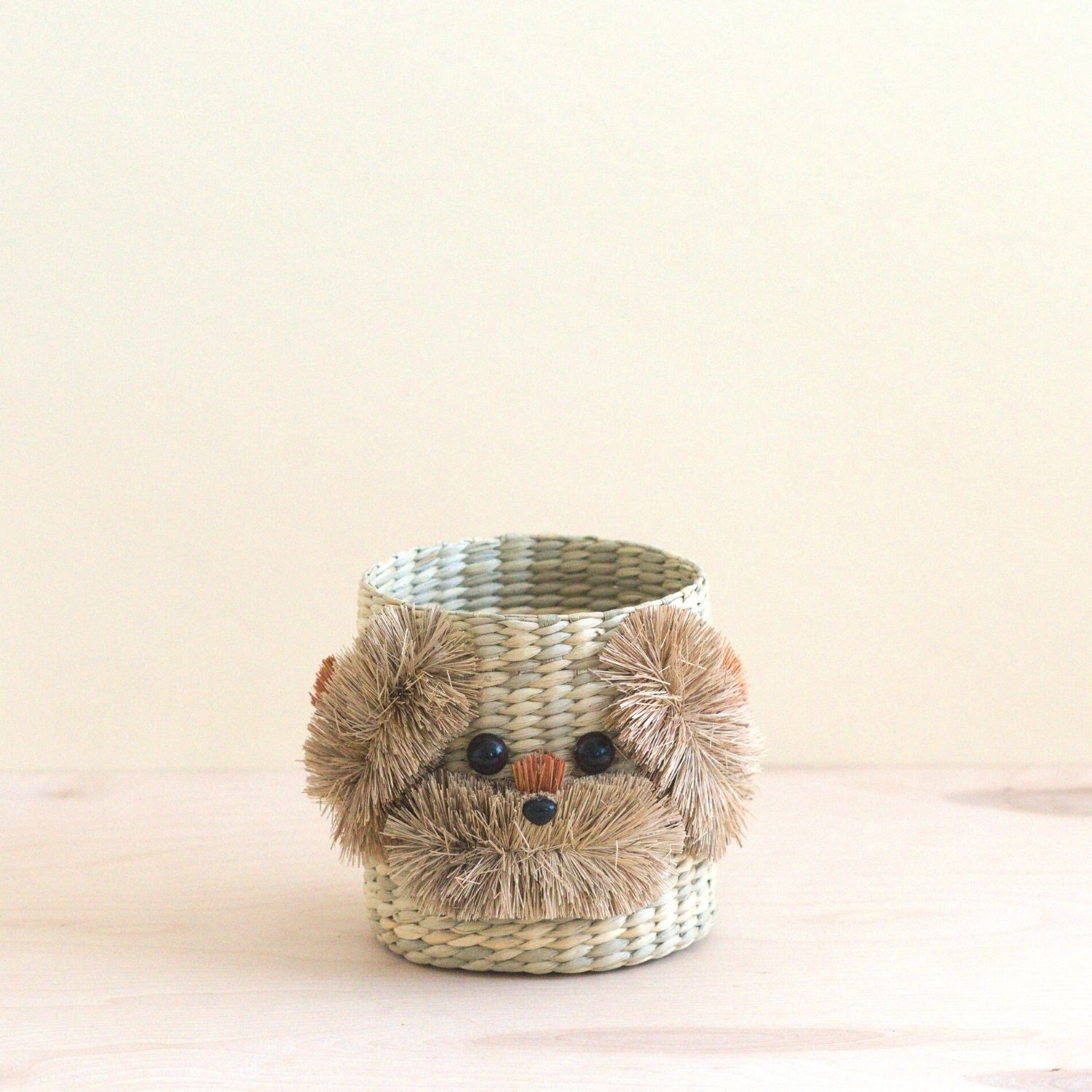 Home & Garden - Dog 6" Seagrass Basket Planter - Planter Basket | LIKHA - LIKHÂ